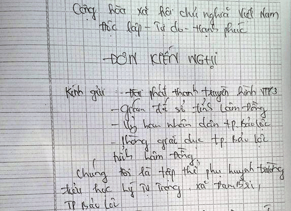 Bảo Lộc: Có hay không khoản thu “hỗ trợ giáo viên”?