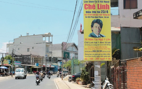 Đà Lạt: Live show ca sĩ Chế Linh bị phạt