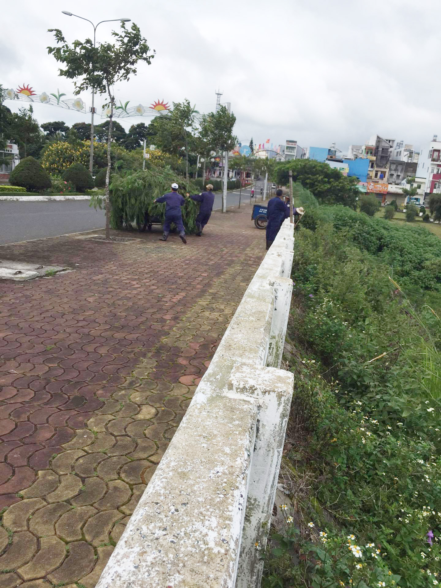 Bờ hồ Bảo Lộc đã trở thành điểm tập kết rác?