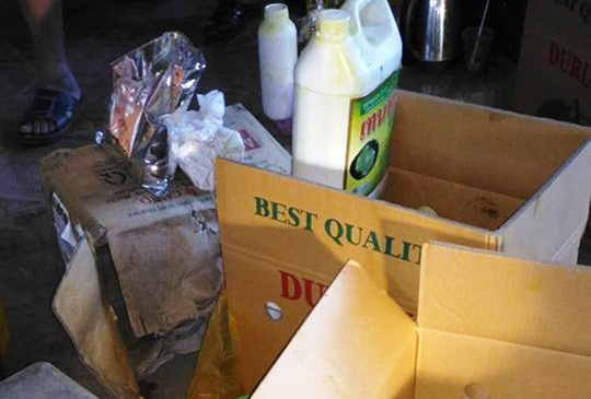 Di Linh: Thu giữ hơn 2 tấn sầu riêng nhúng hóa chất