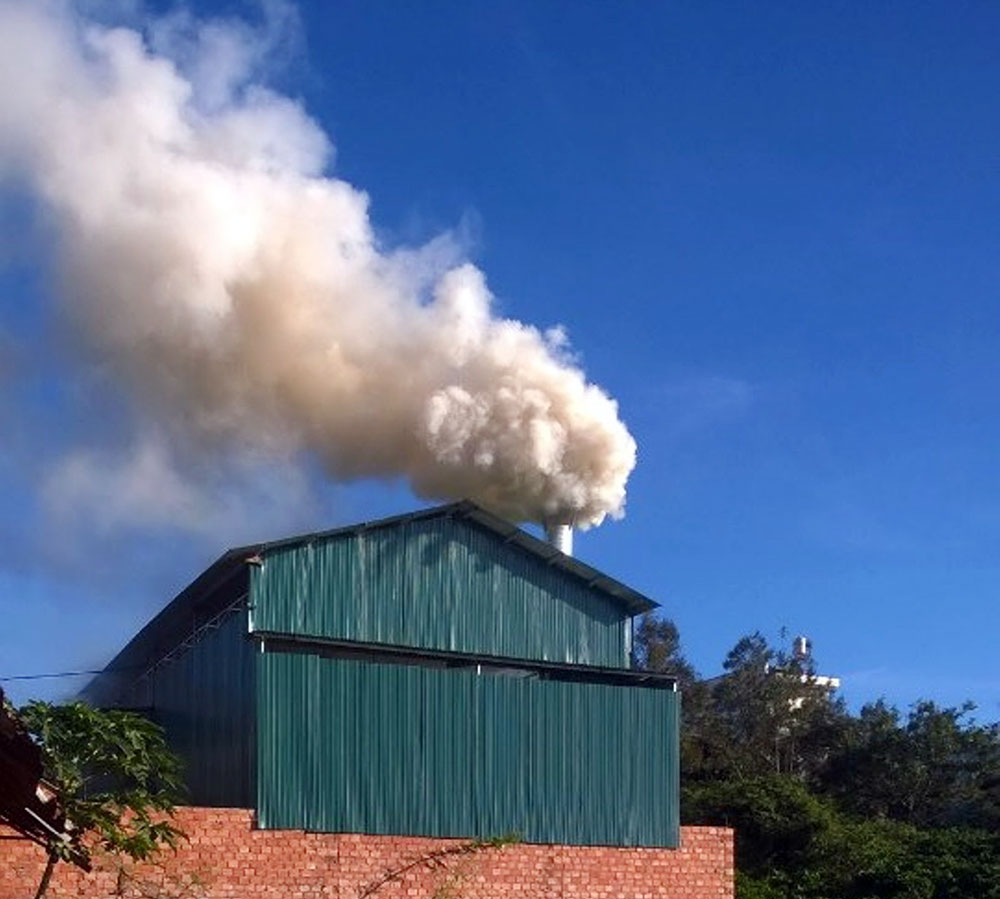 Bảo Lâm: Lò sấy cà phê gây ô nhiễm môi trường