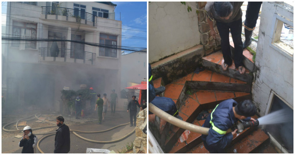 Đà Lạt cháy nhà dữ dội ngày cận Tết