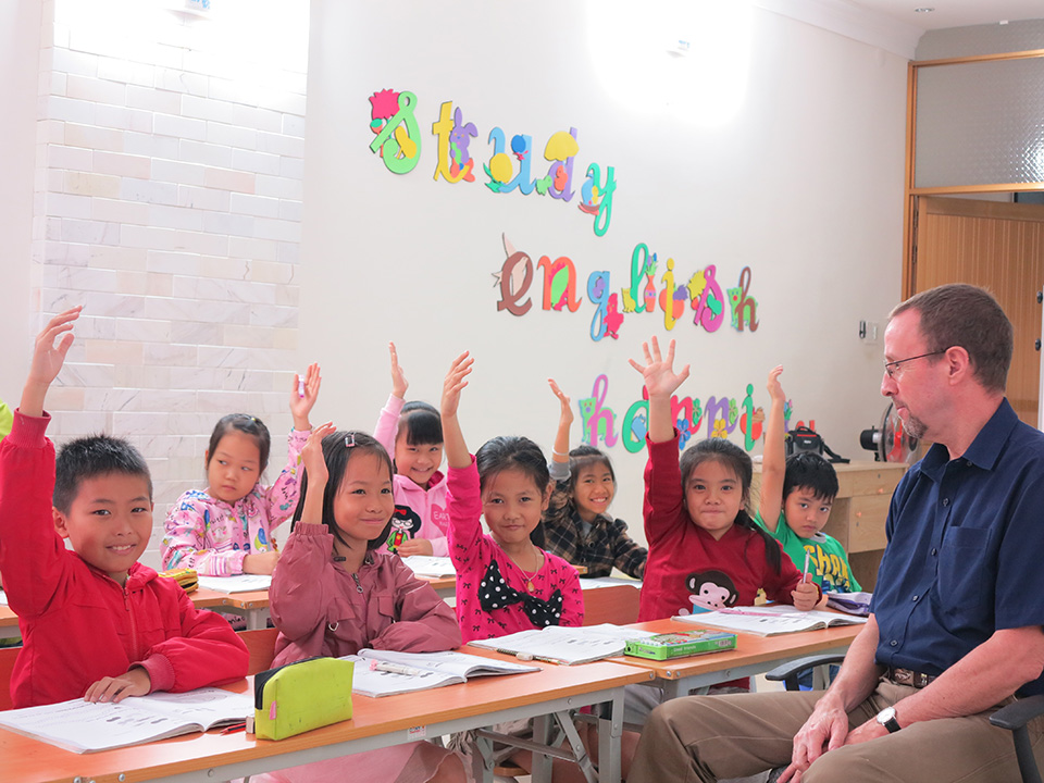 Vui học tiếng Anh với giáo viên người Mỹ tại Bảo Lộc