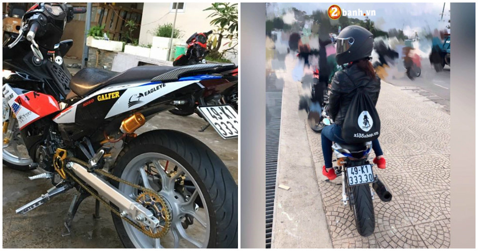 Bảo Lộc: Exciter 150 độ chất lừ của Biker yêu phượt
