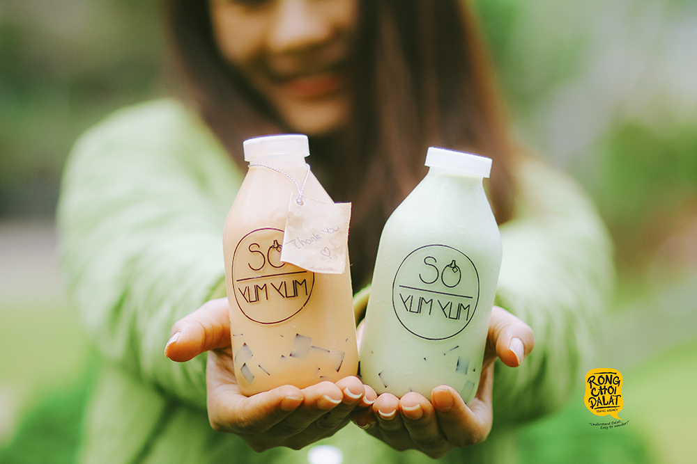 Canh me order BÌNH TRÀ SỮA Ú NU “cute hết cỡ” đang HOT rần rần ở Đà Lạt