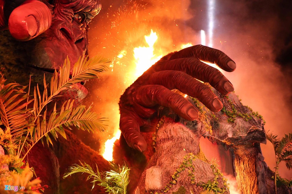 Sân khấu ‘Kong: Skull Island’: Từ hoành tráng đến cháy trơ khung sắt