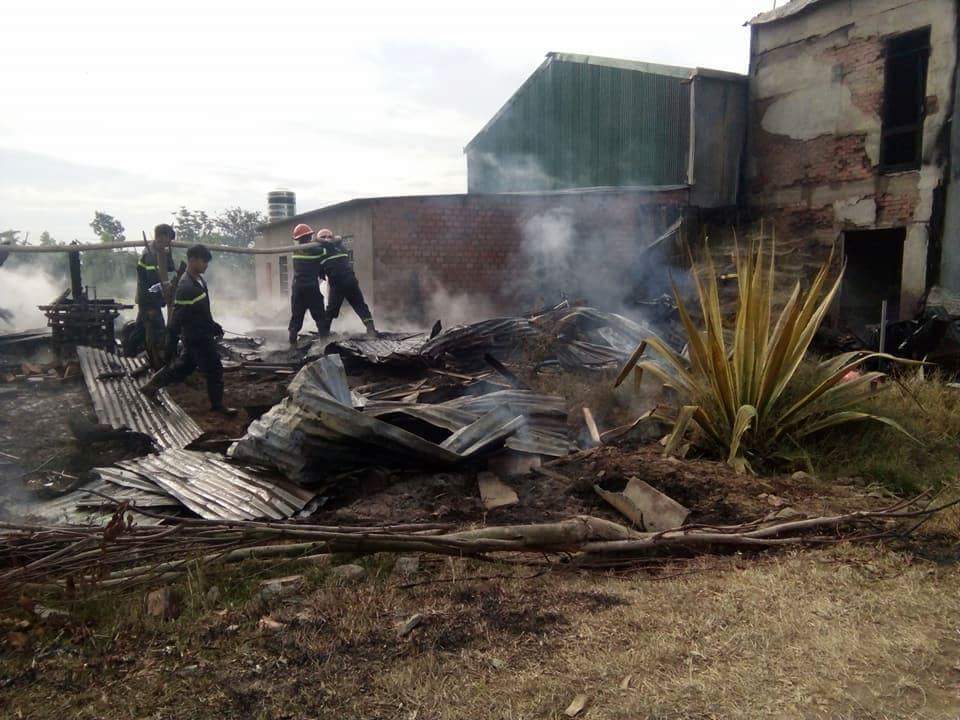 Lâm Đồng: Cháy xưởng mộc trong khu dân cư