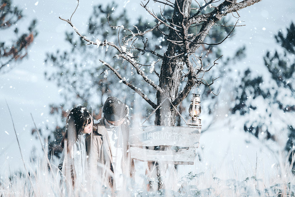 Đà Lạt ngập tràn trong tuyết trắng