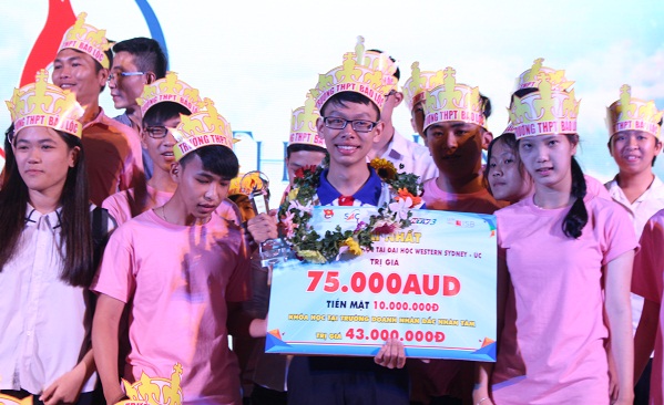 Thí sinh Bảo Lộc đoạt quán quân cuộc thi “Thực hiện ước mơ”