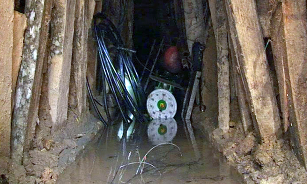 Lâm Đồng: Phát hiện 2 đường hầm khai thác thiếc dài hàng chục mét