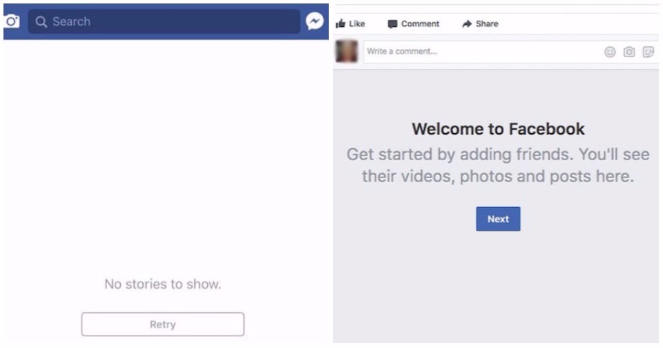 Trang News Feed của Facebook bị ‘đơ’ trên toàn cầu