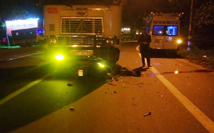 Lâm Đồng: Tai nạn giữa đêm, một thanh niên tử vong