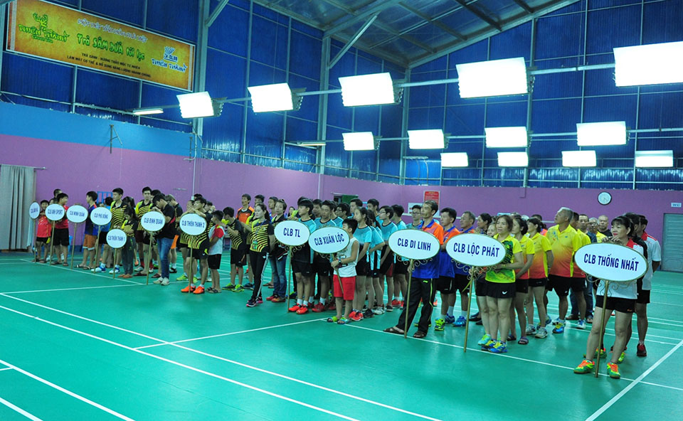 Bảo Lộc: Hơn 200 VĐV tham gia giải cầu lông Thiên Thanh mở rộng