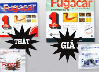 Phát hiện thuốc tẩy giun Fugacar giả