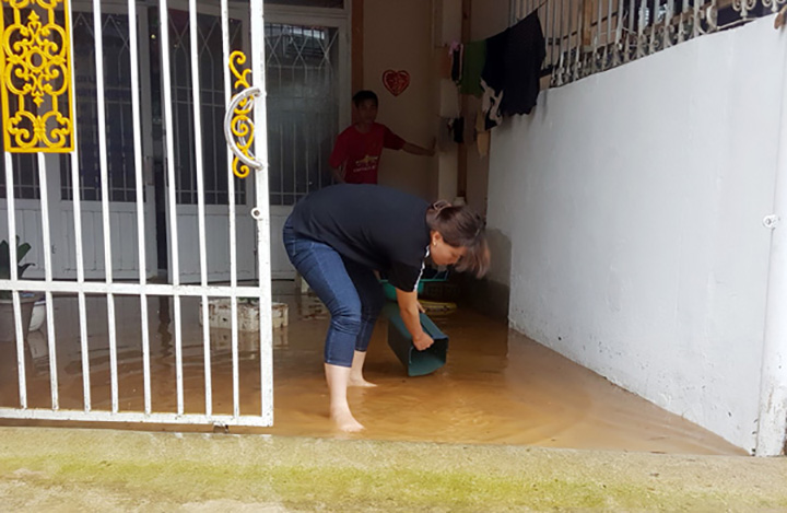 Đà Lạt: mưa lớn gần một giờ, nhiều nơi ngập nhẹ