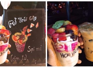 Bấn loạn trước ly “MÌ TRÁI CÂY SIÊU LẠ” giữa lòng Đà Lạt