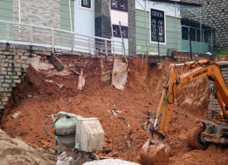 Đà Lạt: Sạt taluy khi đang thi công, 1 người chết, 1 người bị thương