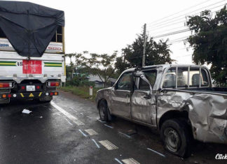 Di Linh: Xe tải lấn làn gây tai nạn liên hoàn