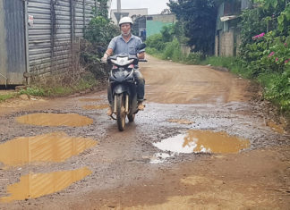 Bảo Lộc: Công ty làm hỏng đường rồi bỏ đi không sửa
