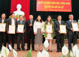 Công bố nhãn hiệu Chứng nhận “Cà phê Cầu Đất Đà Lạt”