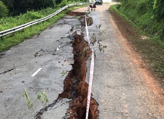 Cấm lưu thông đường Bình Thuận đi Lâm Đồng do sạt lở Quốc lộ 28B