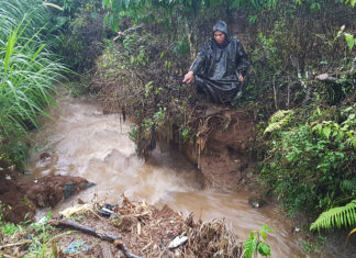 Bảo Lâm: Mương thoát nước đô thị gây sạt lở đất của nhiều hộ dân