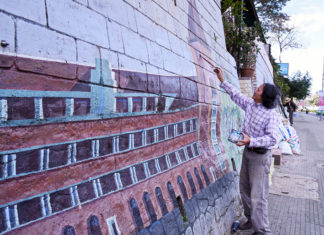 Làm mới con đường hội họa chào mừng Festival Hoa Đà Lạt