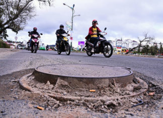 Đà Lạt: “Bẫy” trên mặt đường