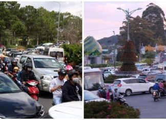 Mùng 5 Tết, Đà Lạt kẹt cứng