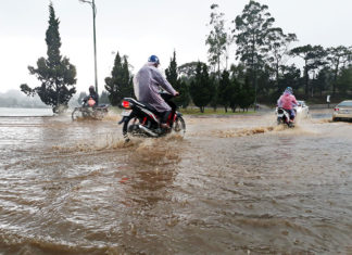 Đà Lạt: Xuất hiện mưa lớn trên diện rộng