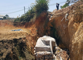 Đà Lạt, sạt lở uy hiếp ATGT tại đường dân sinh Đất Mới