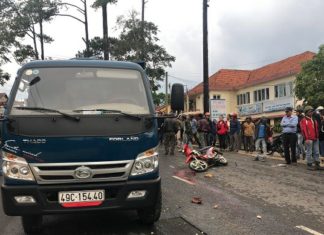 Đà Lạt: Va chạm với xe tải, 2 người đi xe máy thương vong