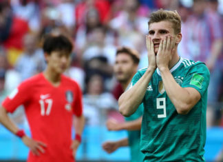 Đội tuyển Đức bị loại sau trận thua Hàn Quốc 0-2