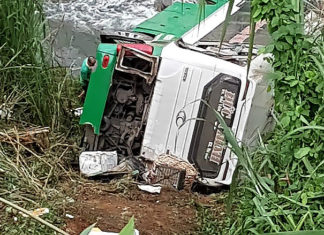 Xe khách chở 42 người lao xuống vực đèo Lò Xo, 3 người chết