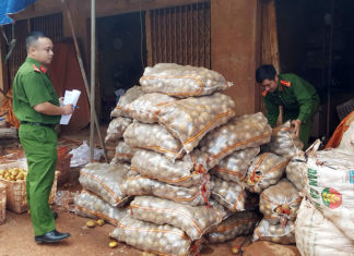 Phát hiện thêm vụ nhuộm đất đỏ Đà Lạt cho khoai tây Trung Quốc