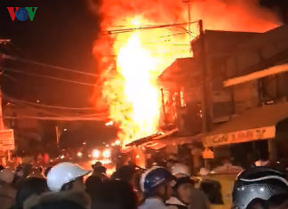 Người đàn ông mắc kẹt trong căn nhà bị cháy ở Đà Lạt đã tử vong