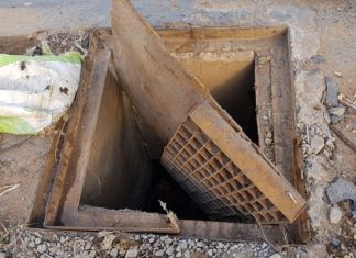 Đà Lạt: Cống ngầm bật nắp, nguy cơ mất an toàn giao thông