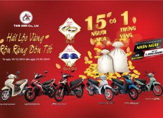 Mỗi tuần trúng 02 chỉ vàng SJC cùng chương trình khuyến mãi “Hái lộc vàng – Rộn ràng đón Tết”