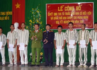 Bảo Lâm: 445 phạm nhân được giảm án, tha tù đợt Tết Nguyên đán Kỷ Hợi