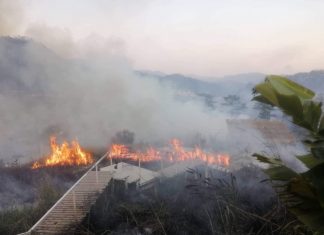 Xôn xao trước vụ cháy lớn ở homestay trên đồi cỏ nổi tiếng nhất nhì Đà Lạt