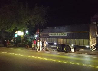 Bảo Lộc: Xe tải cuốn xe máy vào gầm, người phụ nữ trọng thương