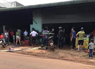 Lâm Đồng: Cháy quán nhậu, bình gas phát nổ liên tiếp