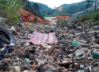 Đà Lạt: Kinh hoàng núi rác Cam Ly ‘nuốt chửng’ đất đai, hoa màu