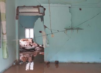 Bảo Lâm: Sạt lở đất làm sập nhà, di dời khẩn cấp 12 hộ dân