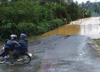 Bảo Lâm: Ngập Cống ngầm, Quốc lộ 55 bị chia cắt