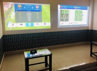 Bảo Lộc: Nasa Club – Trải nghiệm trò chơi bóng đá Pes 2020 cùng màn hình 65 inch