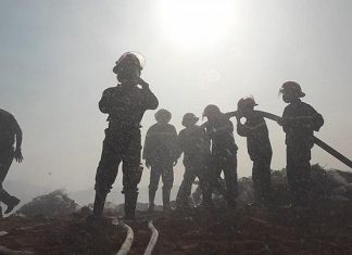 Đà Lạt dốc toàn bộ lực lượng dập tắt vụ cháy