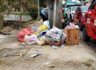 Lâm Đồng: Khẩu trang y tế qua sử dụng vương vãi ngoài đường phố