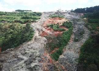 Lâm Đồng: Bãi rác Cam Ly tiếp tục sạt lở, uy hiếp hoa màu, nhà kính