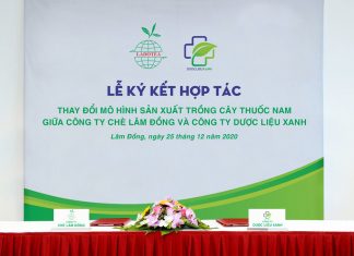 Lễ ký kết hợp tác thay đổi mô hình sản xuất trồng cây thuốc nam Công ty Chè Lâm Đồng và Công Ty Dược Liệu Xanh